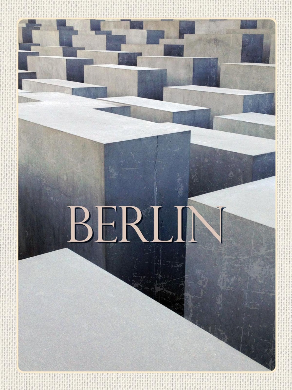 Schild Berlin Deutschland Denkmal Erm. Juden Europa 12x18 20x30 30x40 Blech/Holz