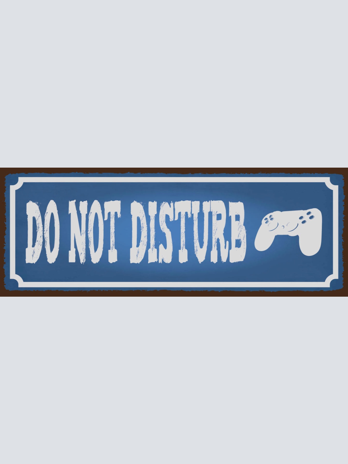 Schild Do Not Disturb Bitte Nicht Stören Videospiele Games 27x10 Blech od.Holz