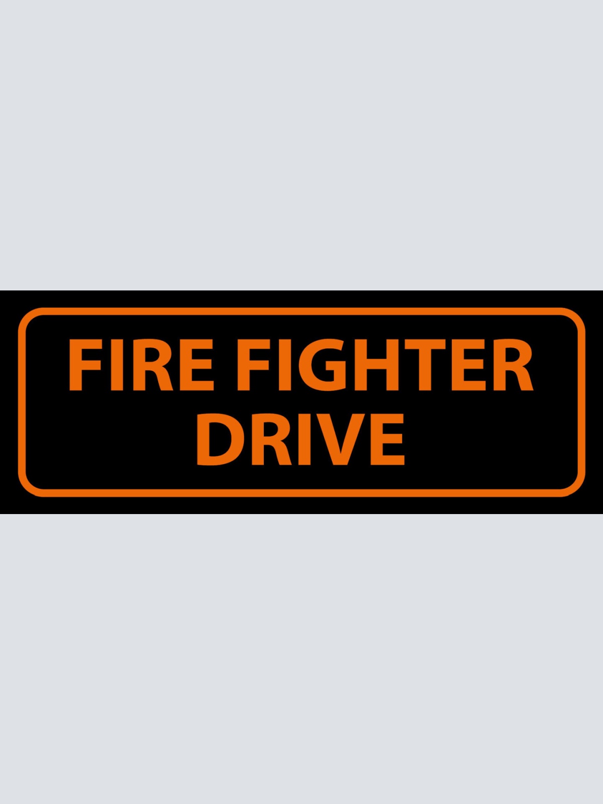 Schild Fire Fighter Drive Feuerwehr Straße Platz Ort 27x10 Blech od.Holz