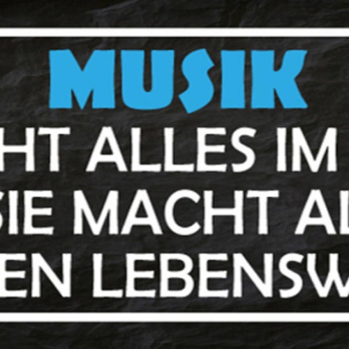 Schild Musik Ist Nicht Alles Im Leben Aber Sie Macht Alles Lebenswert 27x10