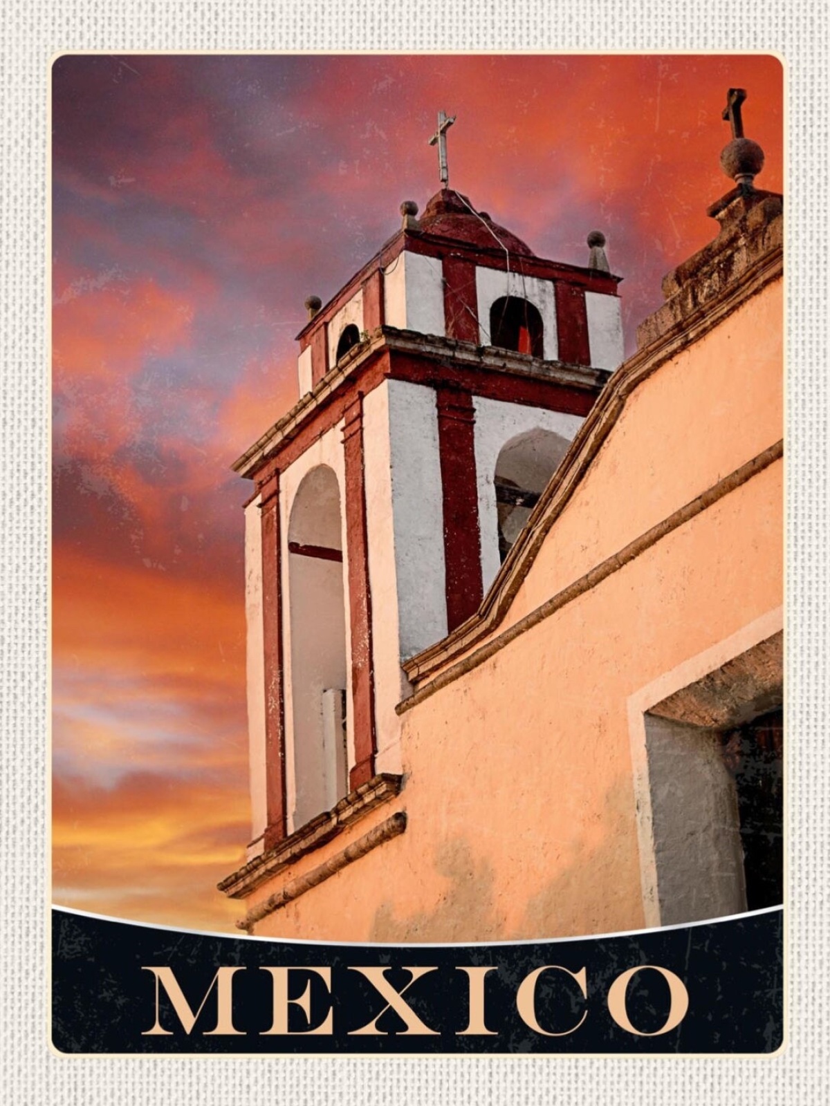 Schild México Mexiko Keramik Schädel Día de Muertos 12x18 20x30 30x40 Blech/Holz