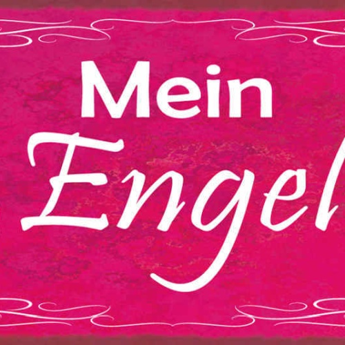 Schild Mein Engel Liebe Frau Freundin Ehe Paar Beziehung 27x10 Blech od.Holz