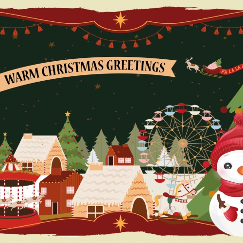 Schild Spruch Warm Christmas Greeting Liebe Weihnachtsgrüße Comic JW