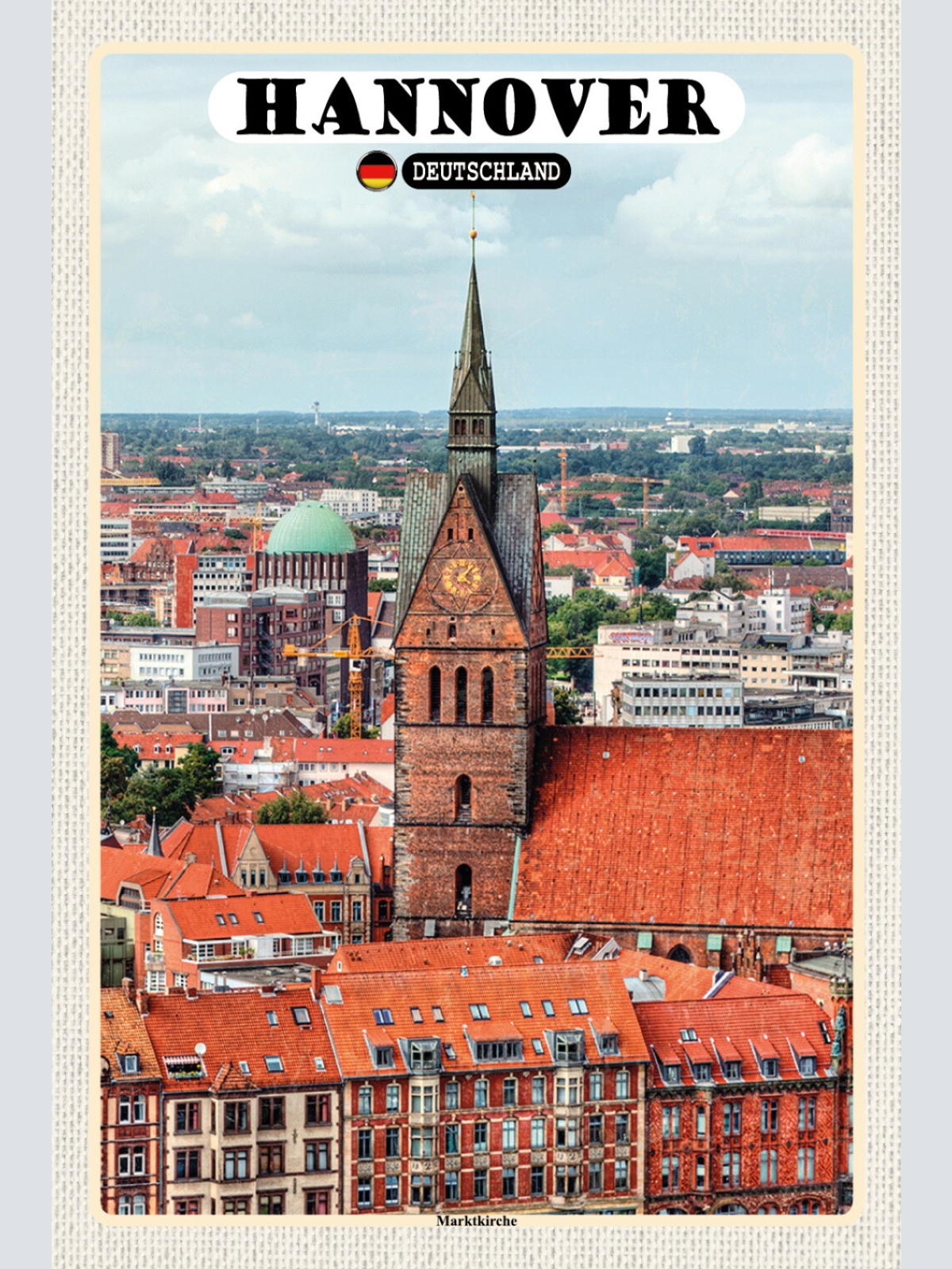 Schild Spruch Hannover Deutschland Marktkirche JW