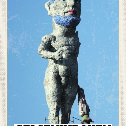 Schild Spruch Gelsenkirchen Deutschland Herkules JW