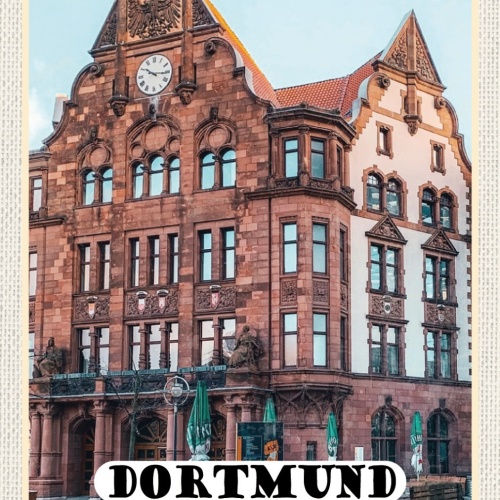 Schild Spruch Dortmund Deutschland Altes Stadthaus JW