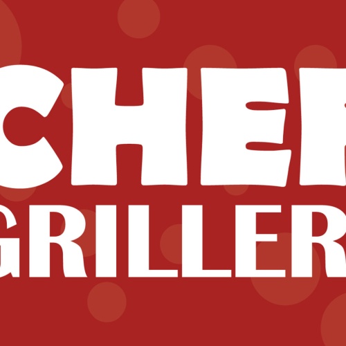 Schild Spruch Chef Griller Essen Männer JW