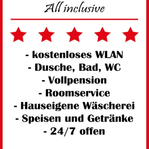 Schild Spruch Hotel Mama All inclusive Ersten 25 Jahre ohne Berechnung JW