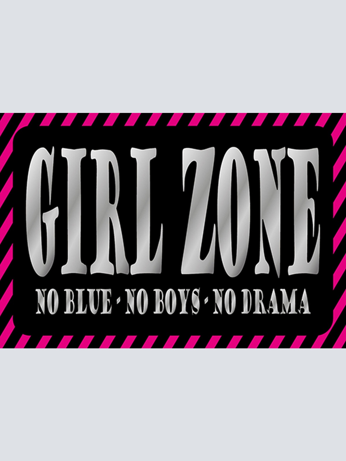 Schild Spruch Girl Zone No Blue No Boys No Drama Mädchen Bereich Kein Drama JW