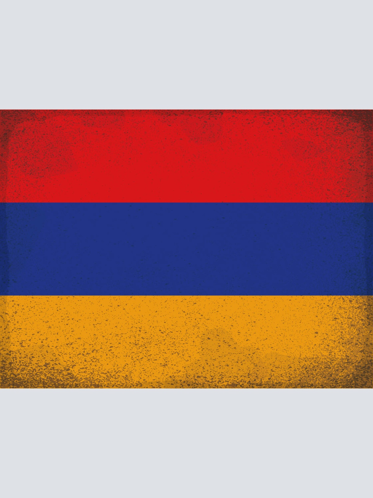Schild Spruch Nationalflagge Armenien JW