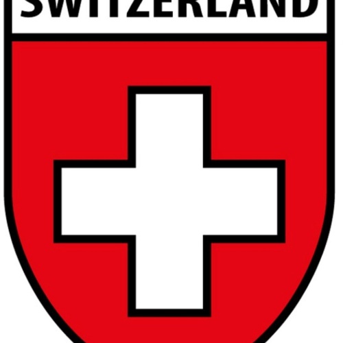 Schild Spruch Switzerland Schweiz Wappen JW