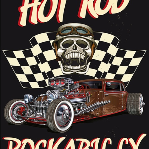 Schild Spruch Hot Rod Rockabilly Auto Comic JW