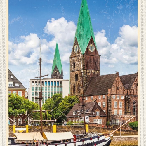 Schild Spruch Bremen Deutschland St Martini JW