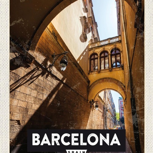 Schild Spruch Barcelona Spain Spanien Gasse JW