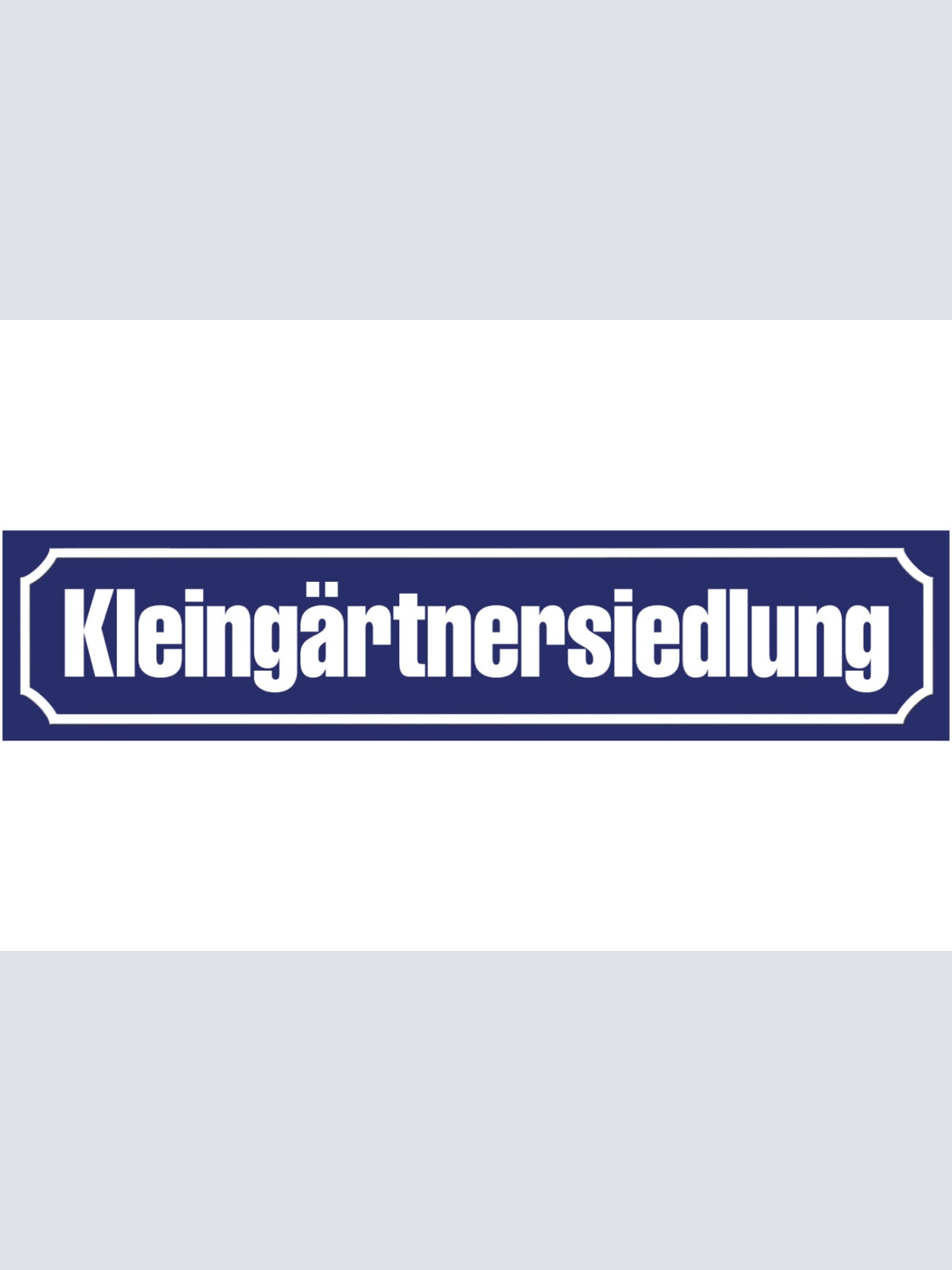 Schild Kleingärtner Siedlung Schrebergarten Haus Ort 46 x 10 Blech od. Holz