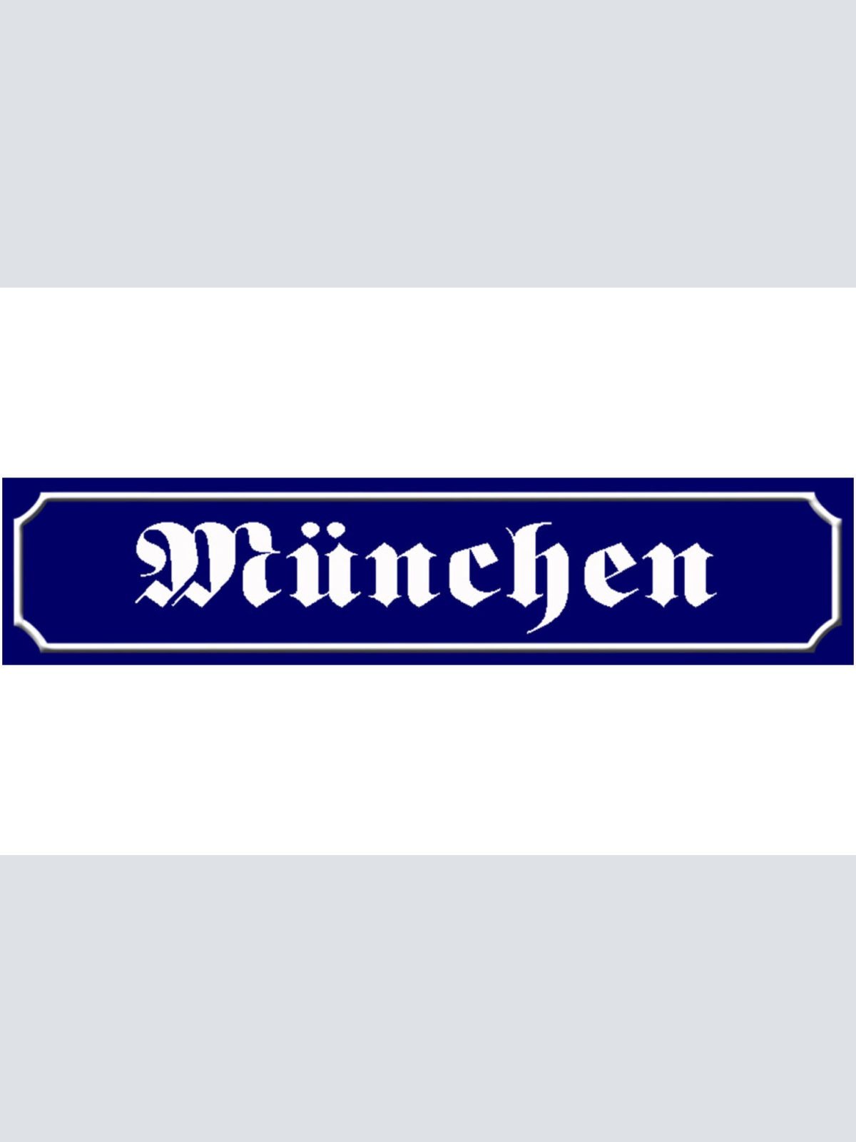 Schild München Bayern Deutschland Stadt Ort Straße Platz 46 x 10 Blech od. Holz