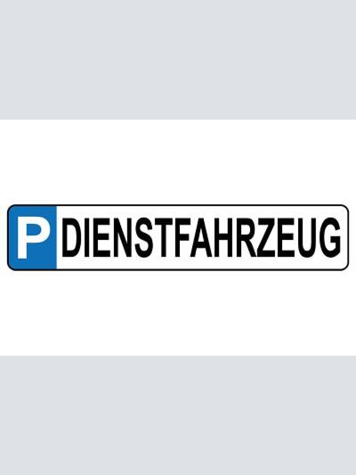 Schild dienst fahrzeug parkplatz parken firma wagen auto 46 x 10 blech od. holz