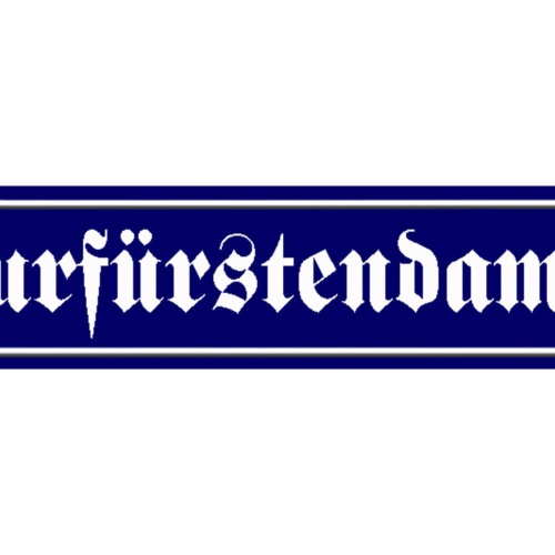 Schild Kurfürstendamm Berlin Deutschland Ort Platz Straße 46 x 10 Blech od. Holz