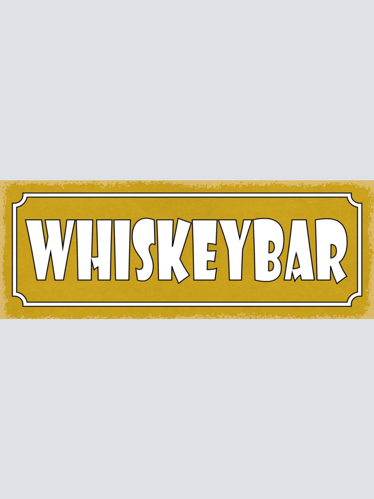 Schild Whiskey Bar Alkohol Lokal Spirituose Drink Glas 27x10 Blech od.Holz