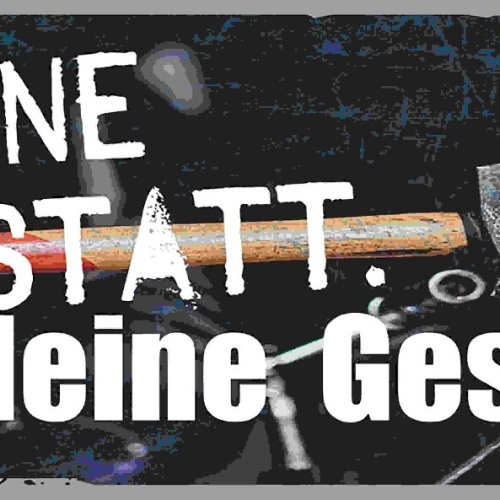 Schild Meine Werkstatt Meine Gesetze Mechaniker Bastler 27x10 Blech od.Holz