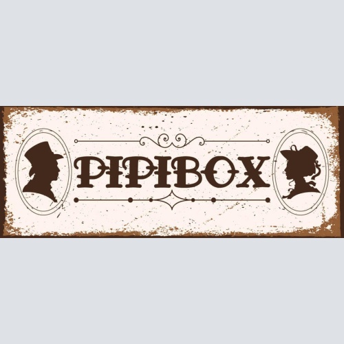 Schild Pipi Box Toilette WC Klo Damen Herren 27x10 Blech od.Holz