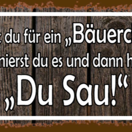 Schild Als Baby Wirst Du Für Bäuerchen Gelobt Perfektionierst Du Es Sau 27x10