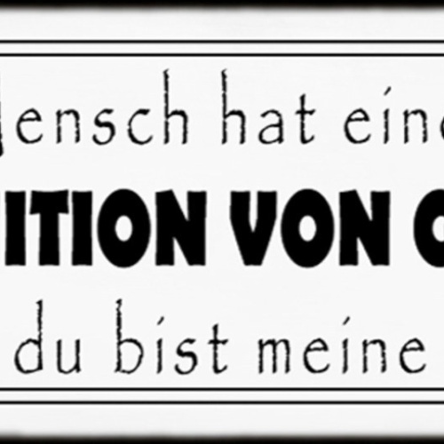 Schild Jeder Mensch Hat Eine Andere Definition Von Glück Du Bist Meine 27 x 10