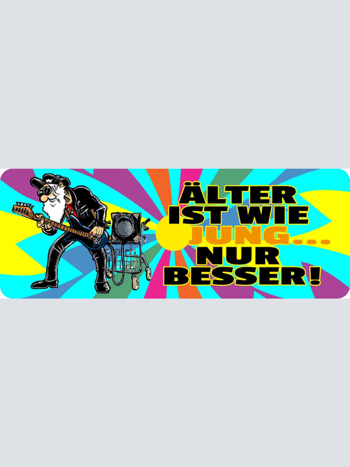 Schild Älter Ist Wie Jung Nur Besser Alt Alter 27 x 10 Blech od. Holz