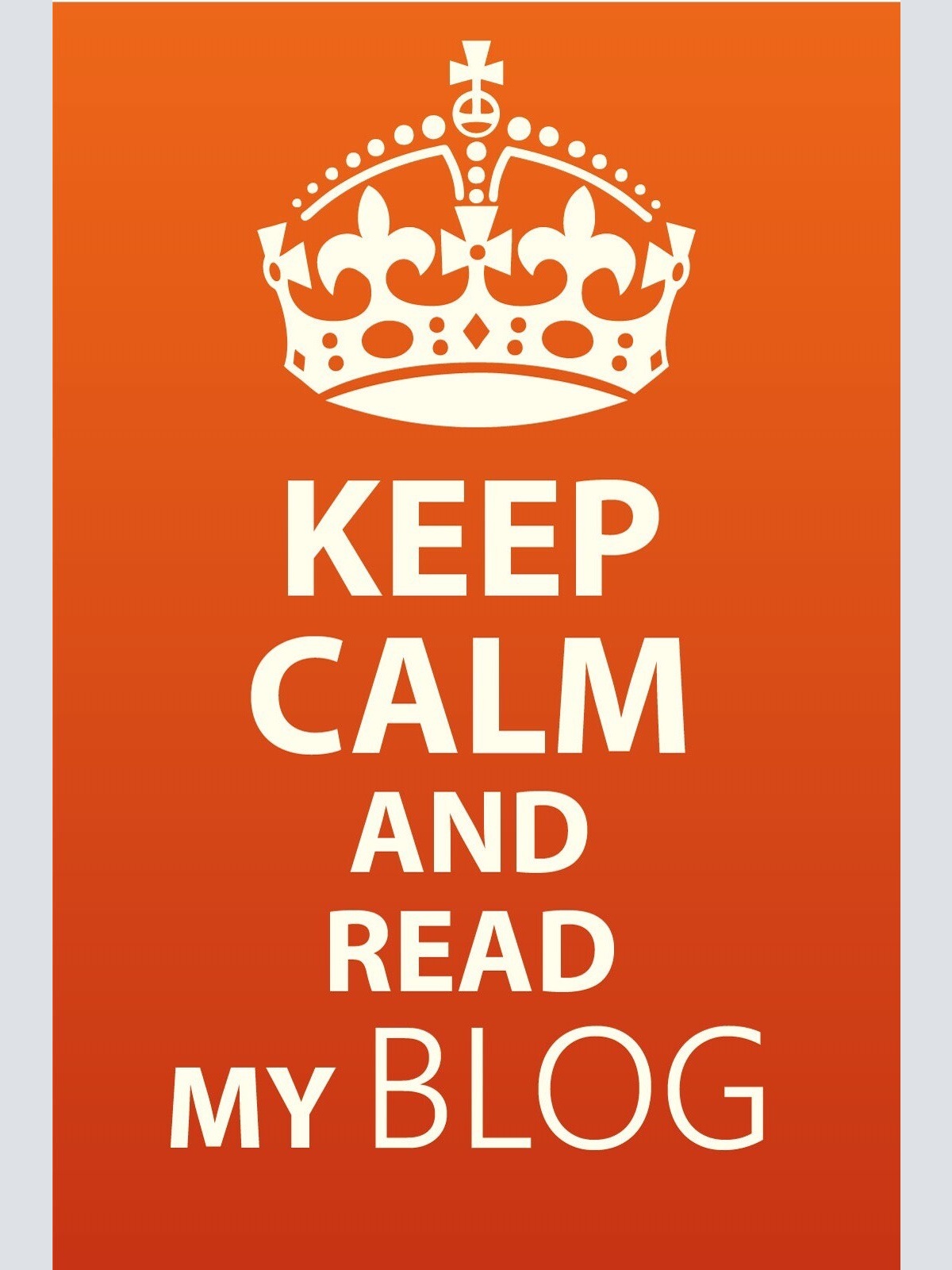 Schild Keep Calm Read My Blog lesen Weblog 12x18 / 20x30 / 30x40 Blech od. Holz