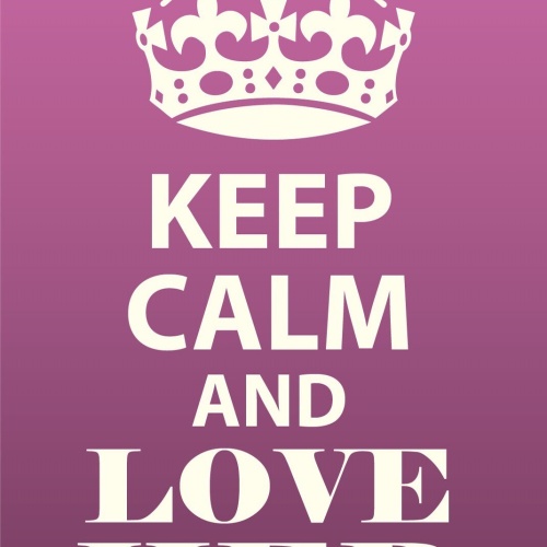 Schild Keep Calm Love Her Sie Lieben Liebe 12x18 / 20x30 / 30x40 Blech od. Holz