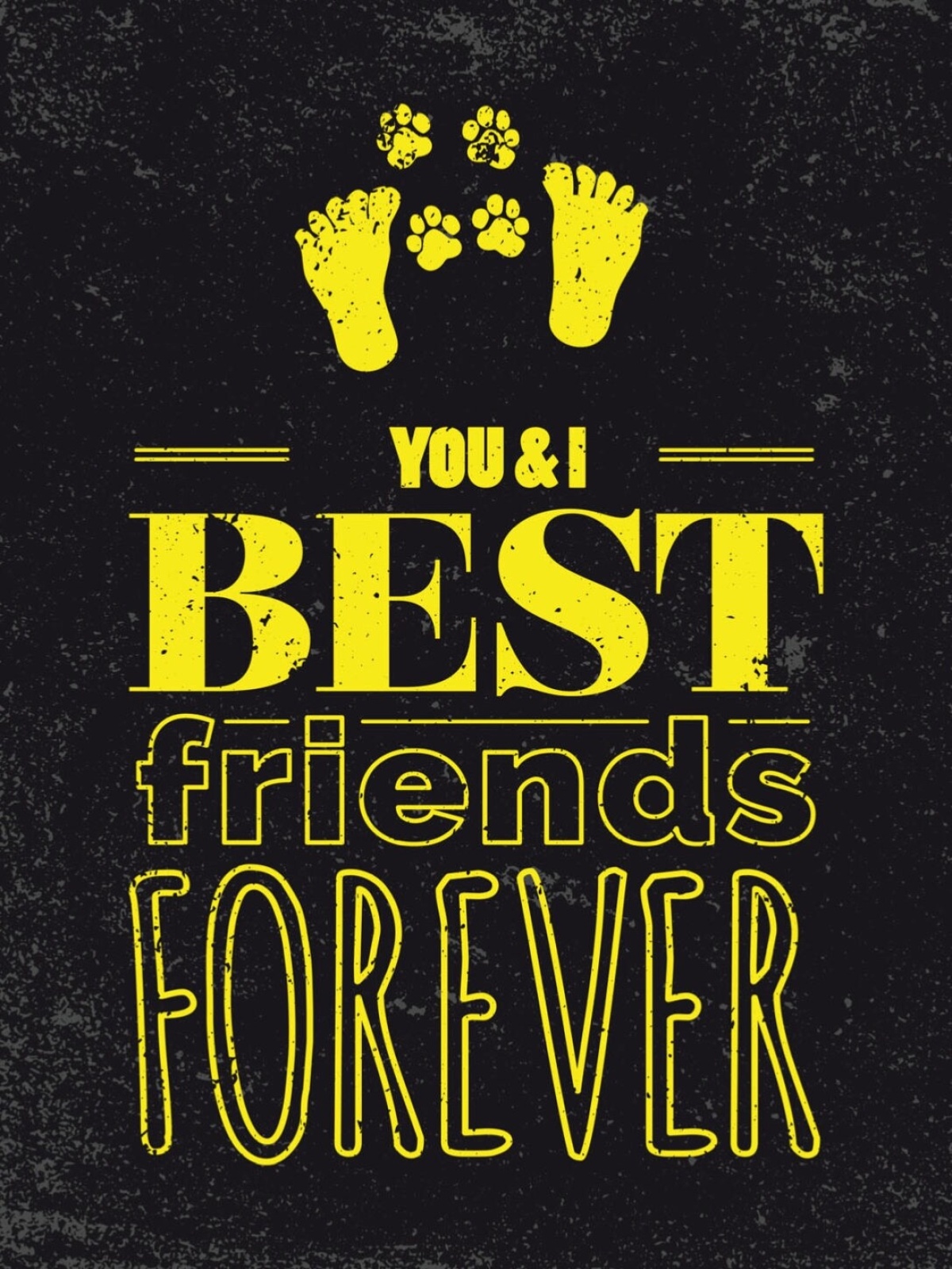 Schild You & I Best Friends Forever Du Ich Freunde 12x18 20x30 30x40 Blech/Holz