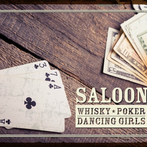 Schild Saloon Whiskey Poker Dancing Girls Bar 12x18 20x30 30x40 Blech/Holz
