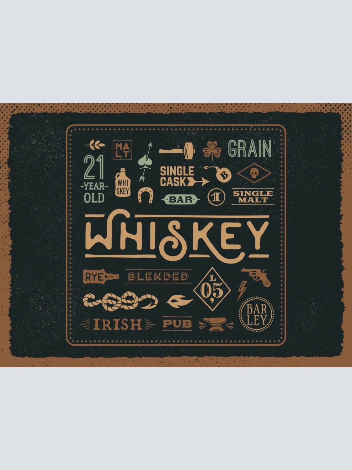 Schild Whiskey Bar Irish Pub Alkohol Whisky 12x18 20x30 30x40 Blech/Holz