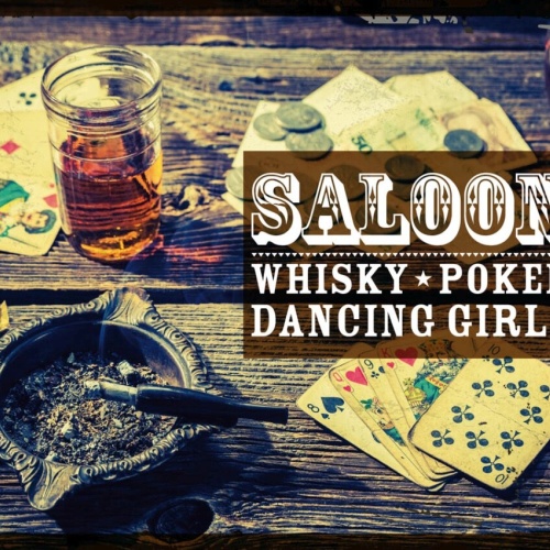 Schild Saloon Whiskey Poker Dancing Girls Bar 12x18 20x30 30x40 Blech/Holz