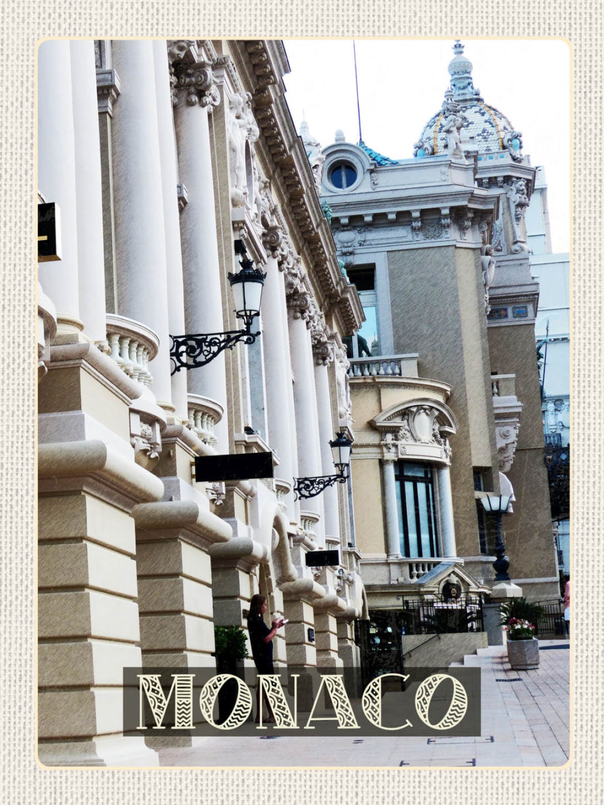 Schild Monaco Fürstentum Casino Stadt Monte Carlo 12x18 20x30 30x40 Blech/Holz