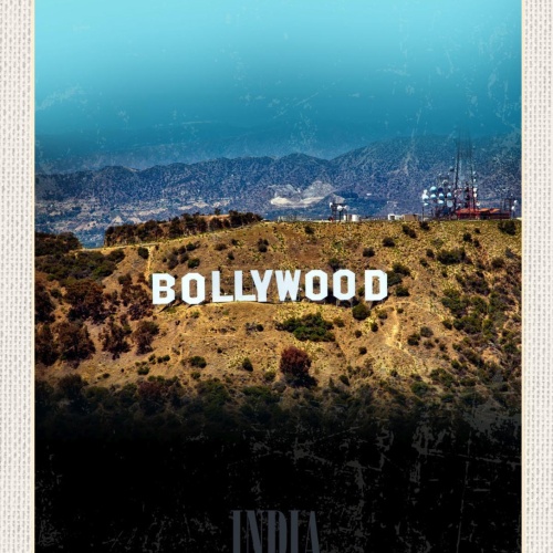 Schild India Indien Bollywood Indischer Film Studio 12x18 20x30 30x40 Blech/Holz