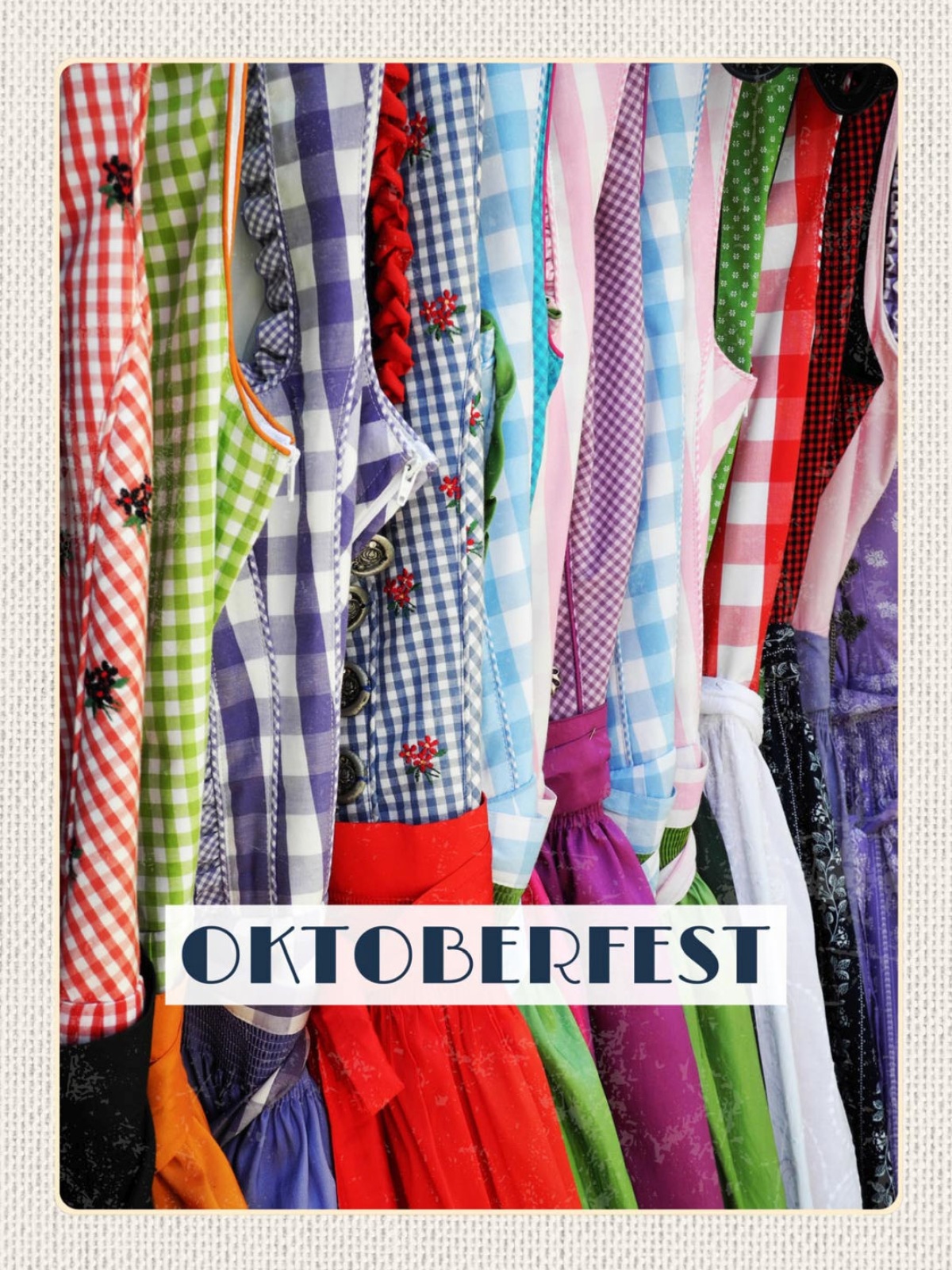 Schild Oktoberfest München Bayern Dirndl Kleider D 12x18 20x30 30x40 Blech/Holz