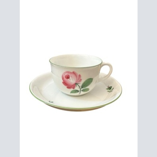 Wien Augarten Mokka Wiener Rose Teller Mocca Tasse Kaffee Tee Kanne Wiener Rose