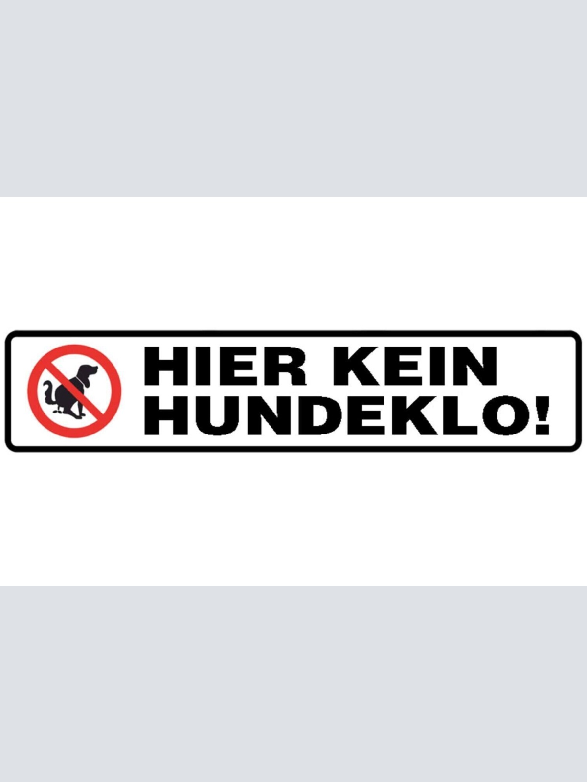 Schild hier kein hunde klo wiese toilette wc hund gassi 46 x 10 blech od. holz