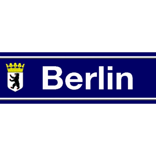 Schild Berlin Deutschland Bundesland Ort Straße Platz 46 x 10 Blech od. Holz