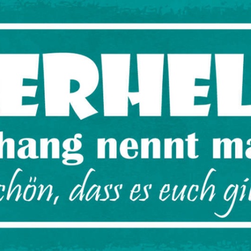 Schild Superhelden Ohne Umhang Nennt Man Eltern Schön Das Es Euch Gibt 27x10