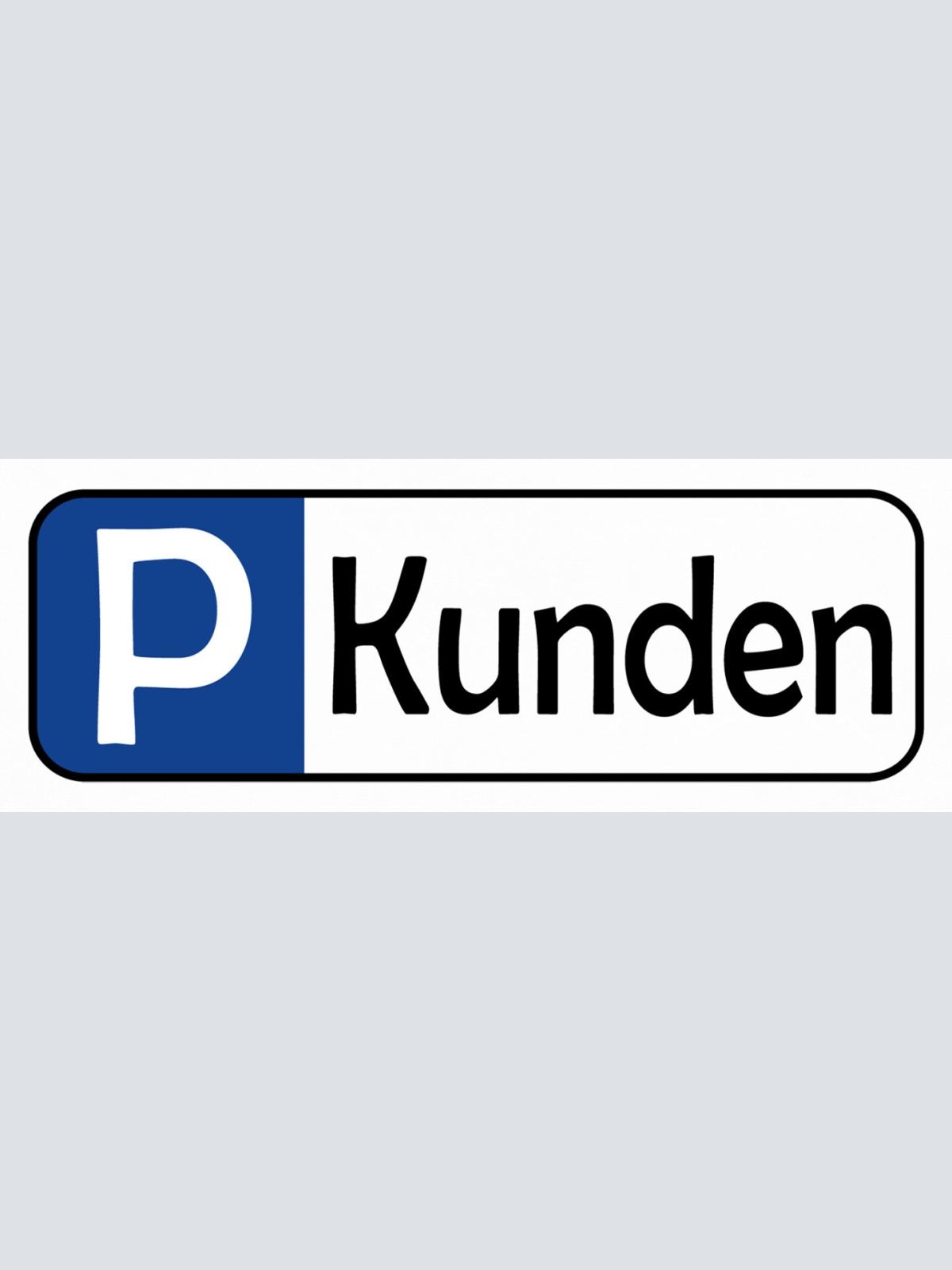 Schild Kunden Parkplatz Parken Auto Geschäft Firma Kunde 27x10 Blech od.Holz