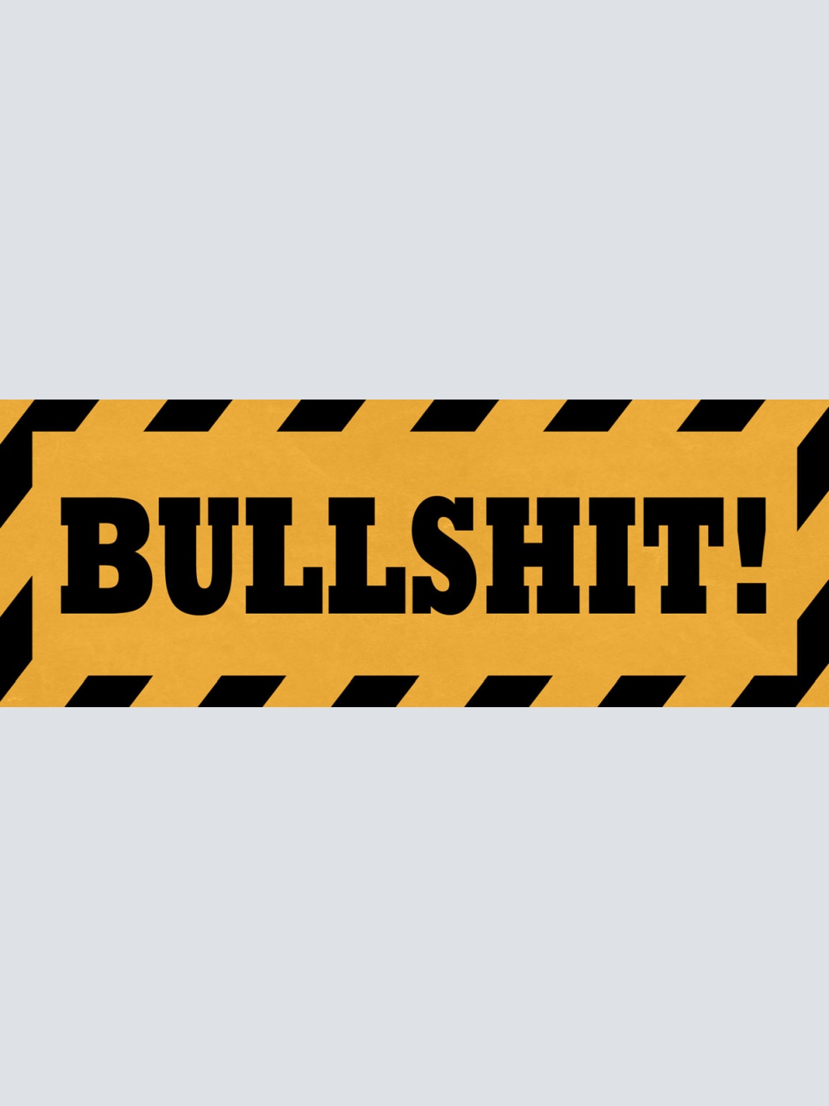 Schild Bullshit Mist Blödsinn Schwachsinn Quatsch Fluchen 27x10 Blech od.Holz