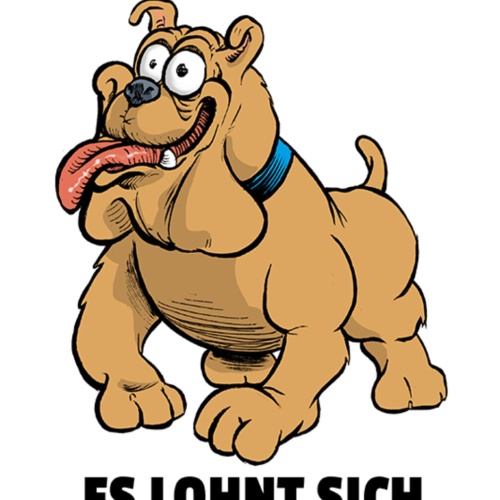 Schild Spruch Natürlich kann man ohne Hunde leben es lohnt sich nur nicht JW