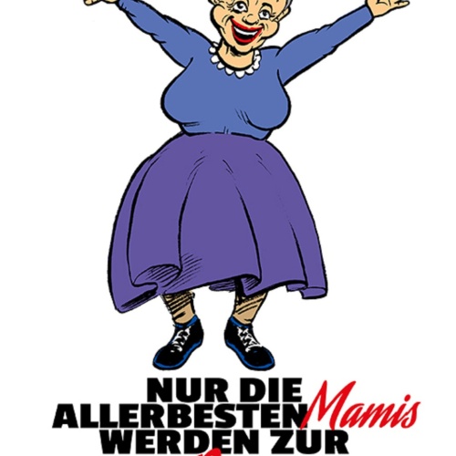 Schild Spruch Nur die allerbesten Mamis werden zur Oma befördert JW