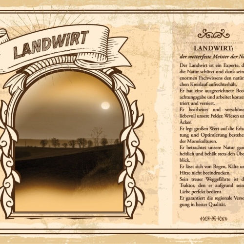 Schild Landwirt Beruf Bauer Bauernhof Farmer 12x18 20x30 30x40 Blech/Holz