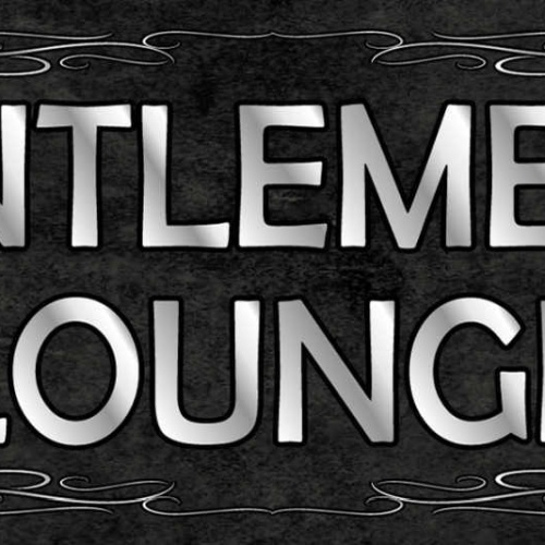 Schild Gentlemen's Lounge Gentleman Aufenthaltsraum Freizeit 27x10 Blech od.Holz