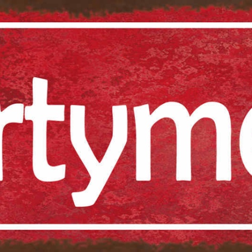 Schild Party Meile Feiern Feier Fortgehen Bar Alkohol Wirt 27x10 Blech od.Holz