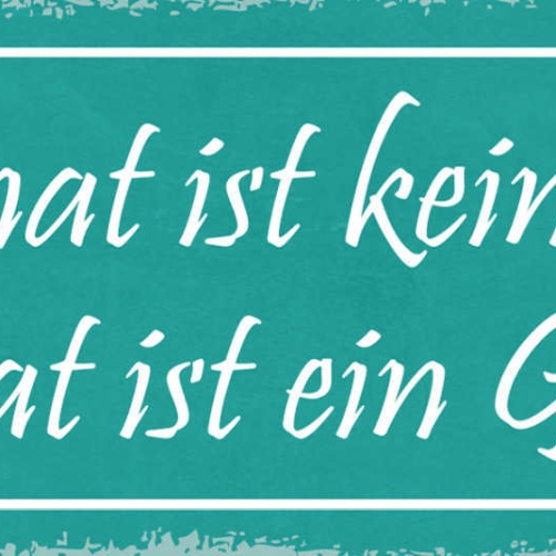 Schild Heimat Ist Kein Ort Heimat Ist Ein Gefühl Zuhause 27x10 Blech od.Holz