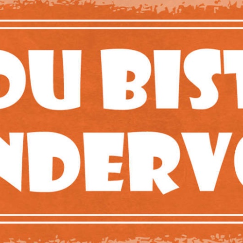 Schild Du Bist Wundervoll Liebe Beziehung Ehe Paar 27x10 Blech od.Holz